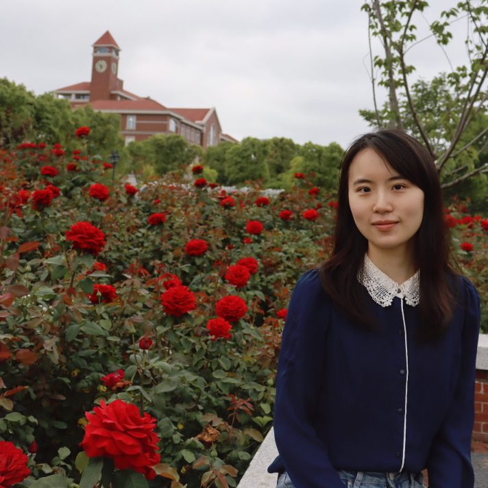 A photo of Xiaoxiao Zhao showing a woman with long black hair
